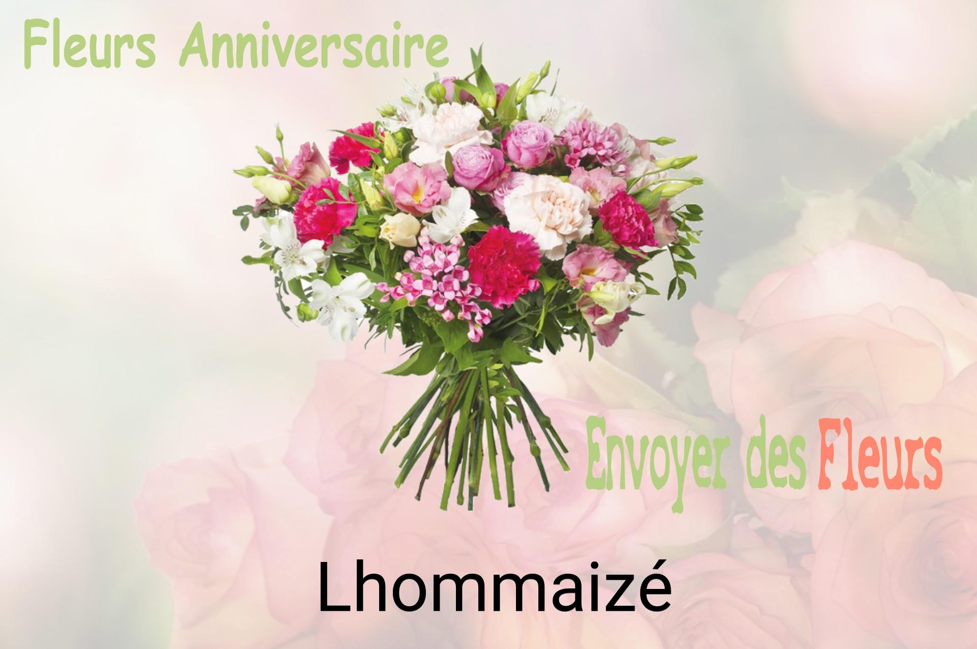 Bouquet de fleurs d’anniversaire livré à Lhommaizé